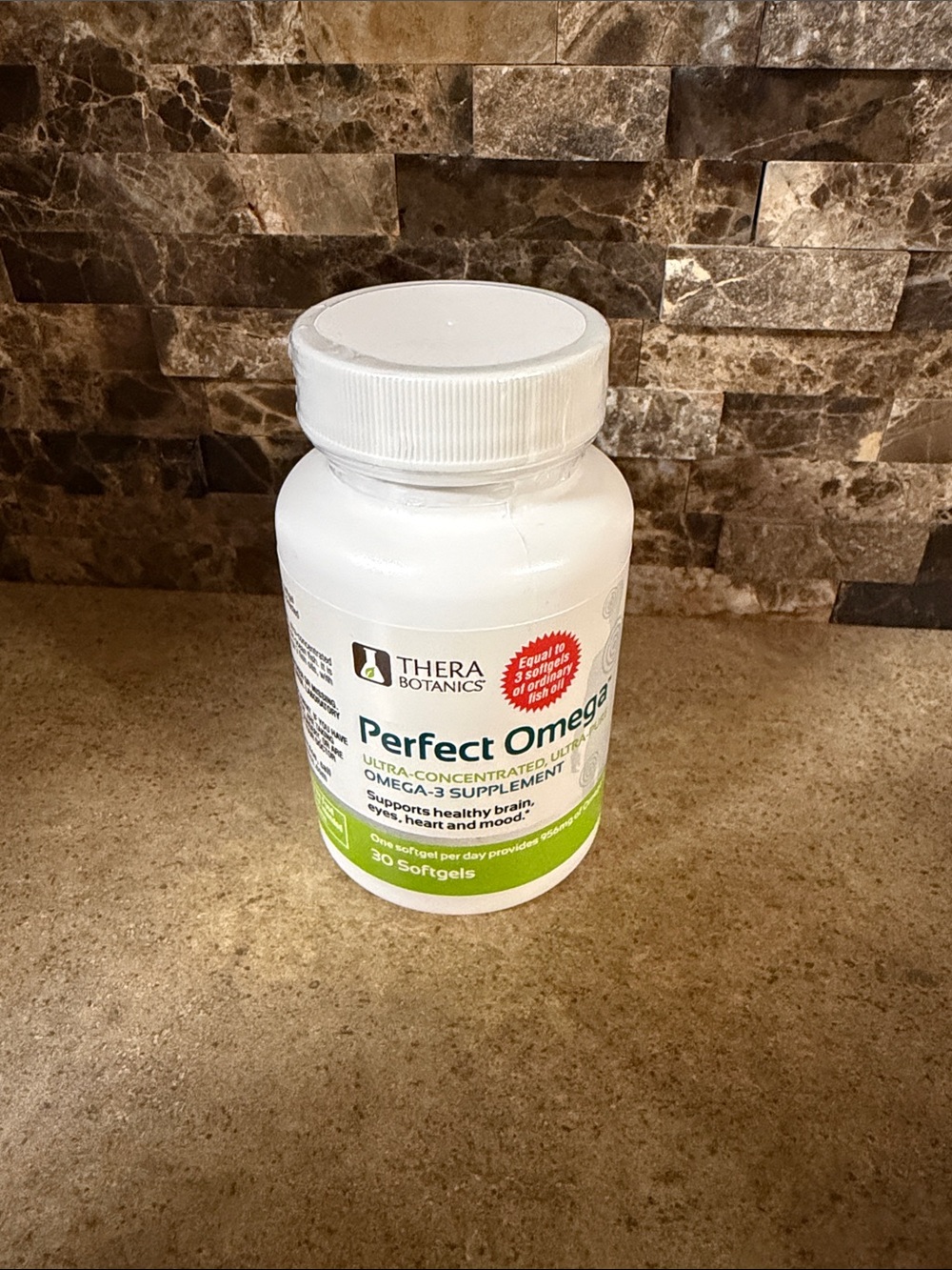 Perfect Omega Fish Oil Softgels – White